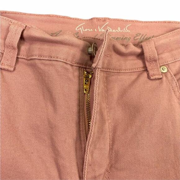 Gloria Vanderbilt Amanda Skimmer Capri Jeans Size 4 Pink Slimming Effect - Picture 5 of 11